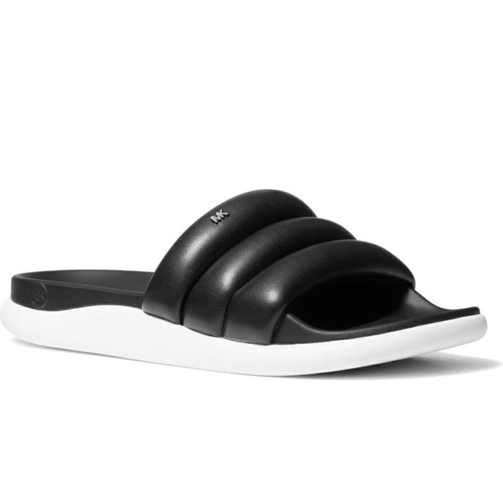 MICHAEL KORS quilted slides sandals 6 